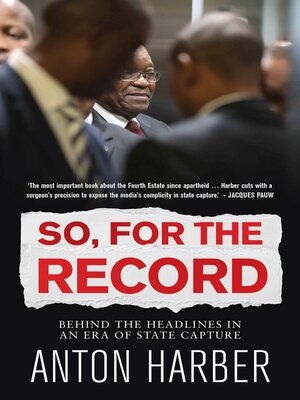 cover image of So, for the record